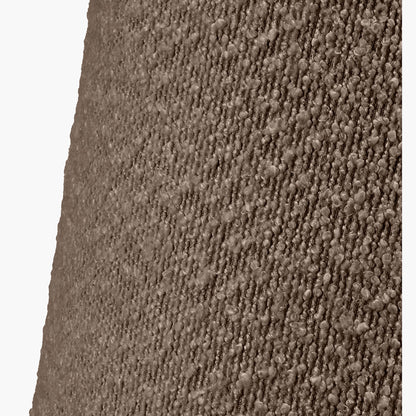 Martigues 50cm Mocha Brown Bouclé Tapered Lampshade