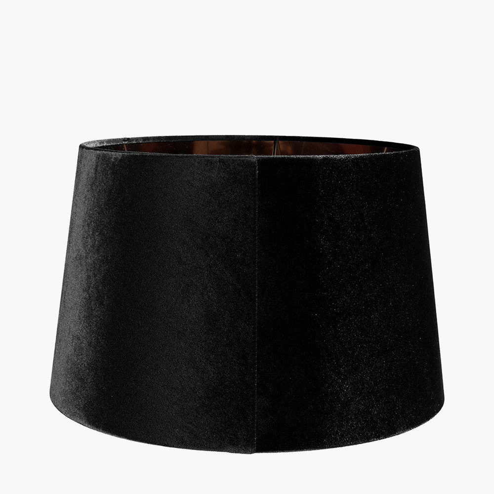 Aida 50cm Black Velvet Tapered Lampshade