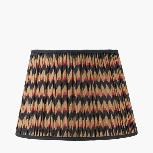 Athira 45cm Multi Chevron Design Mushroom Pleat Tapered Lampshade