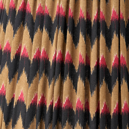 Athira 45cm Multi Chevron Design Mushroom Pleat Tapered Lampshade