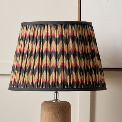 Athira 45cm Multi Chevron Design Mushroom Pleat Tapered Lampshade