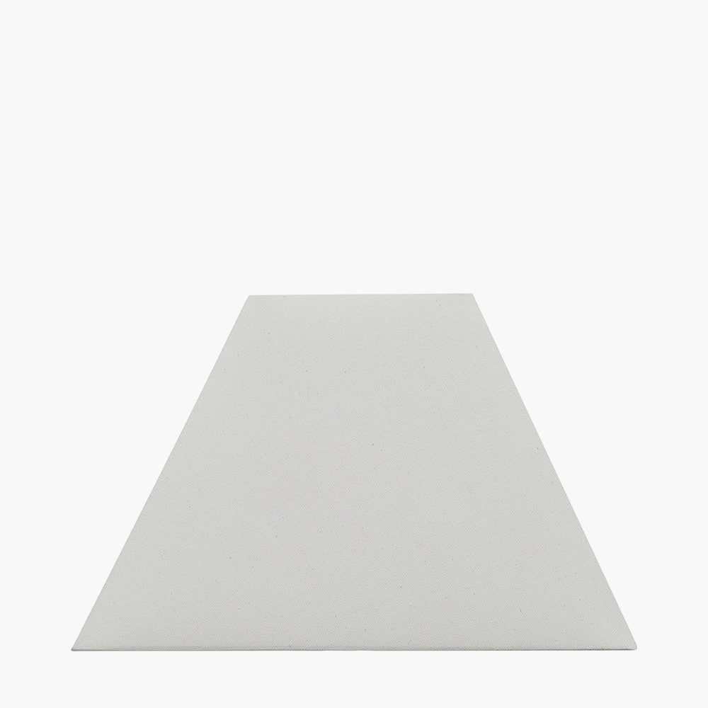 Pyramid 48cm Cream Cotton Tapered Square Lampshade – Classic Shape with Modern Simplicity