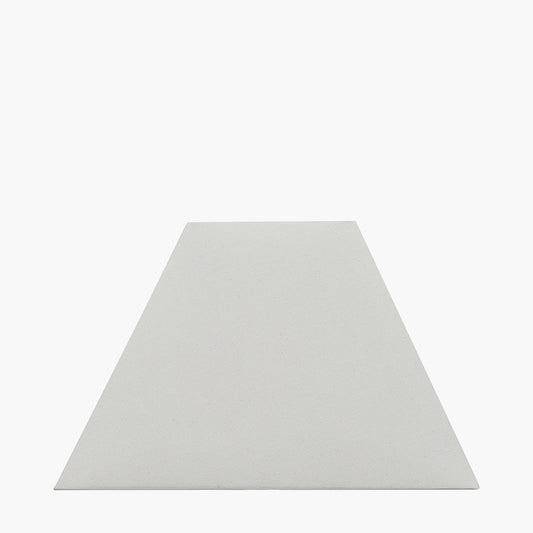 Pyramid 48cm Cream Cotton Tapered Square Lampshade – Classic Shape with Modern Simplicity