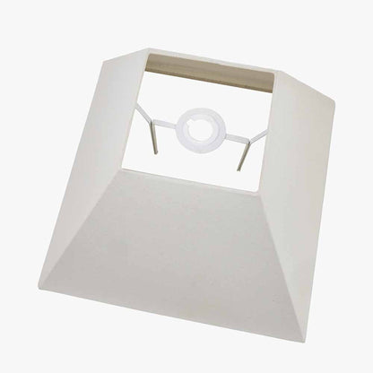 Pyramid 48cm Cream Cotton Tapered Square Lampshade – Classic Shape with Modern Simplicity