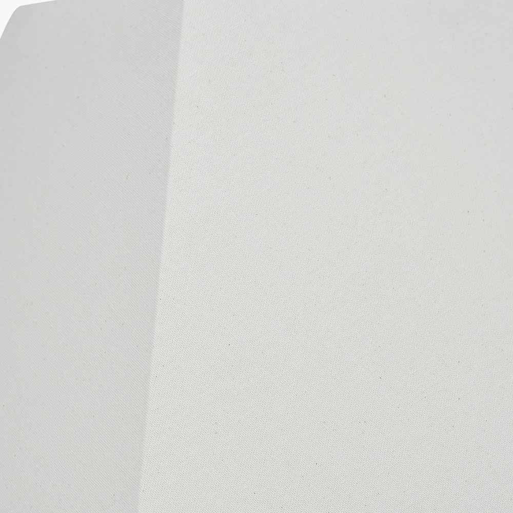 Pyramid 48cm Cream Cotton Tapered Square Lampshade – Classic Shape with Modern Simplicity