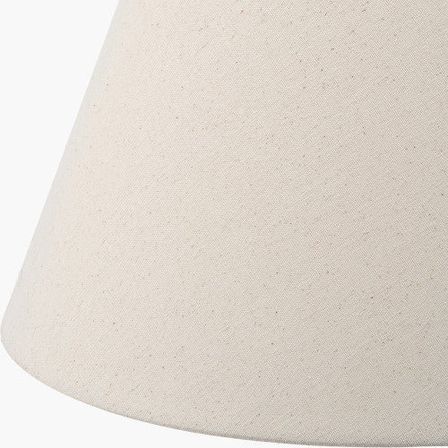 Seychelles 45cm Cream Slubby Cotton Empire Lampshade – Classic Shape and Natural Texture