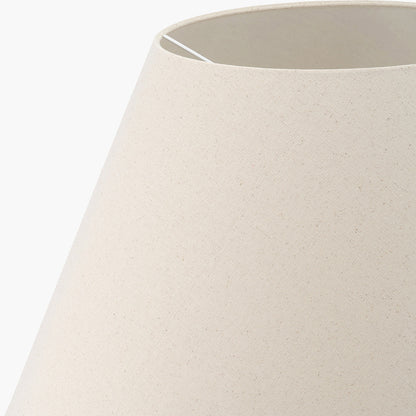 Seychelles 55cm Cream Slubby Cotton Empire Lampshade – Classic Neutral Shade for Timeless UK Interiors