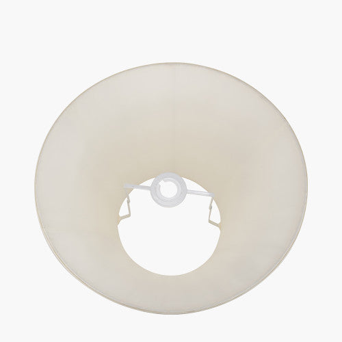 Garbo 45cm Cream Silk Mix Pinch Pleat Tapered Lampshade – Timeless Elegance and Refined Craftsmanship