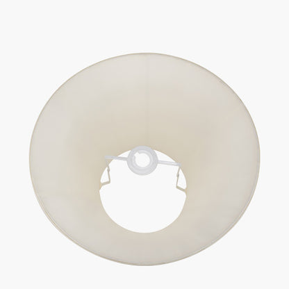 Garbo 45cm Cream Silk Mix Pinch Pleat Tapered Lampshade – Timeless Elegance and Refined Craftsmanship