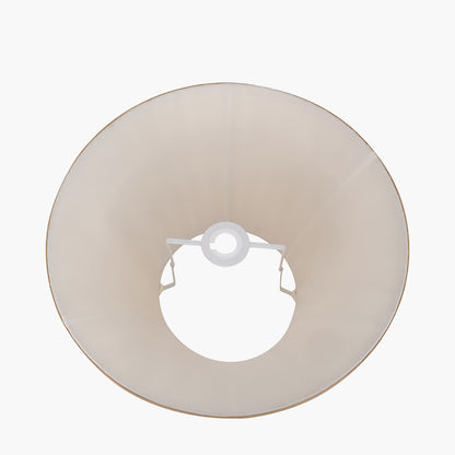 Garbo 45cm Gold Silk Mix Pinch Pleat Tapered Lampshade – Classic Form and Subtle Luxury