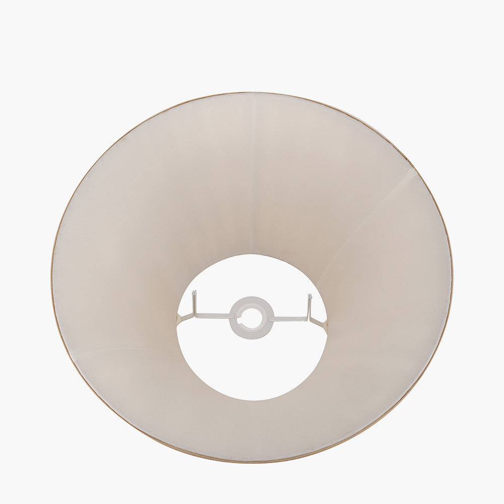 Garbo 45cm Gold Silk Mix Pinch Pleat Tapered Lampshade – Classic Form and Subtle Luxury