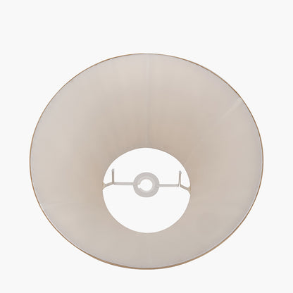 Garbo 45cm Gold Silk Mix Pinch Pleat Tapered Lampshade – Classic Form and Subtle Luxury