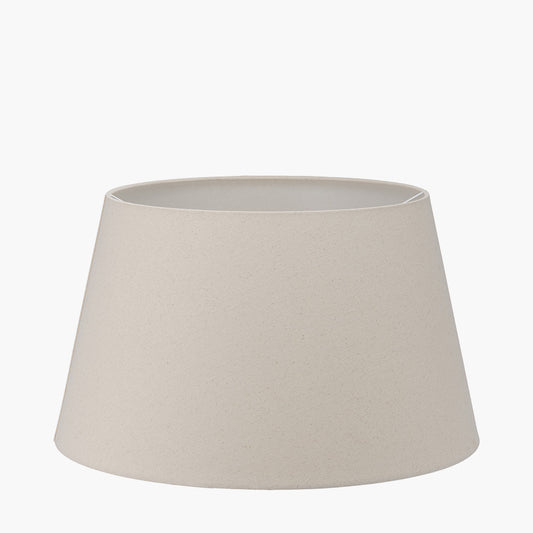 Coast 60cm Cream Calico Tapered Lampshade – Classic Neutral Shade for Timeless UK Interiors