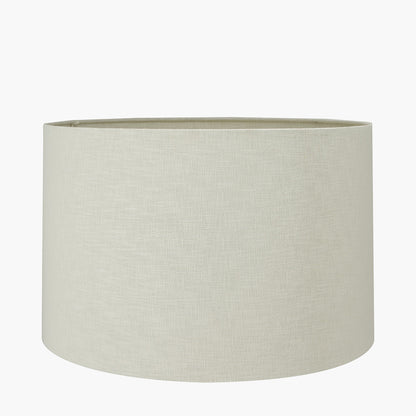 Lino 30cm Cream Self Lined Linen Cylinder Lampshade