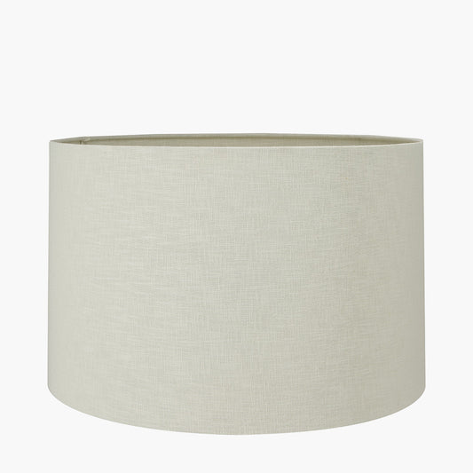 Lino 30cm Cream Self Lined Linen Cylinder Lampshade