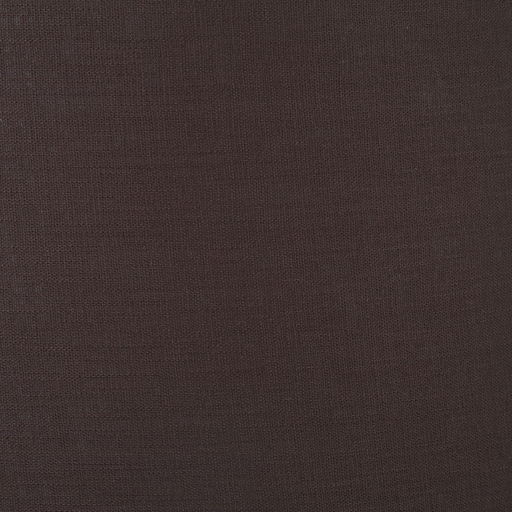 Lino 40cm Bitter Chocolate Linen Cylinder Lampshade