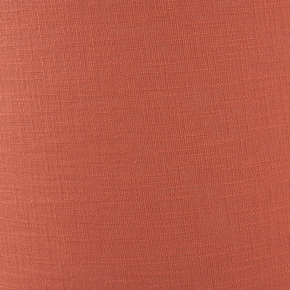 Lino 50cm Cinnamon Self-Lined Linen Cylinder Lampshade – Warm Contemporary Style with Soft Light Diffusion