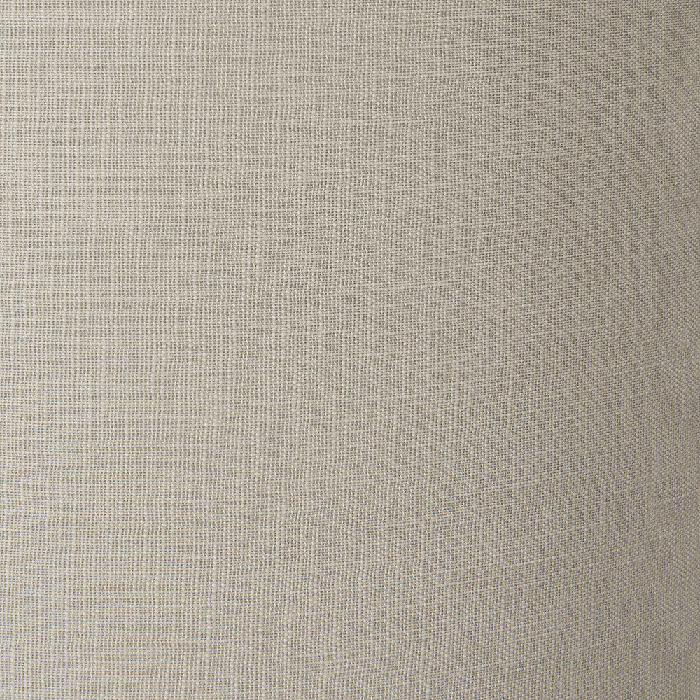 Lino 40cm Grey Linen Cylinder Lampshade | Self-Lined Shade