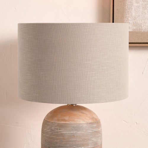 Vienna 50cm Black Chevron Mushroom Pleat Lampshade