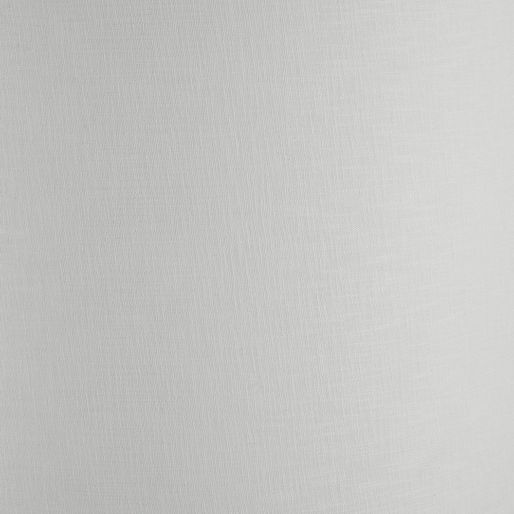 Lino 40cm White Linen Cylinder Lampshade | Self-Lined Shade