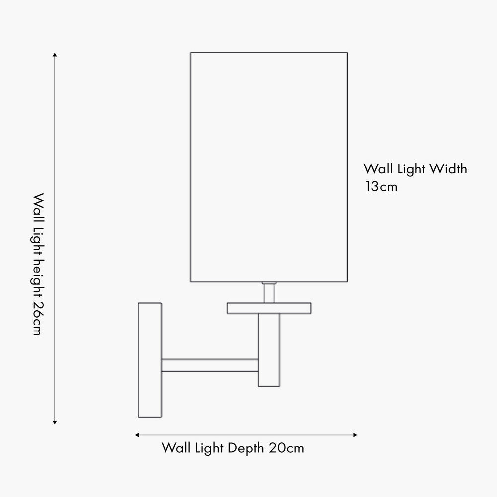 Bryce Black and Gold Metal Wall Light