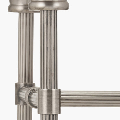 Salvatore Antique Silver Metal Double Wall Light