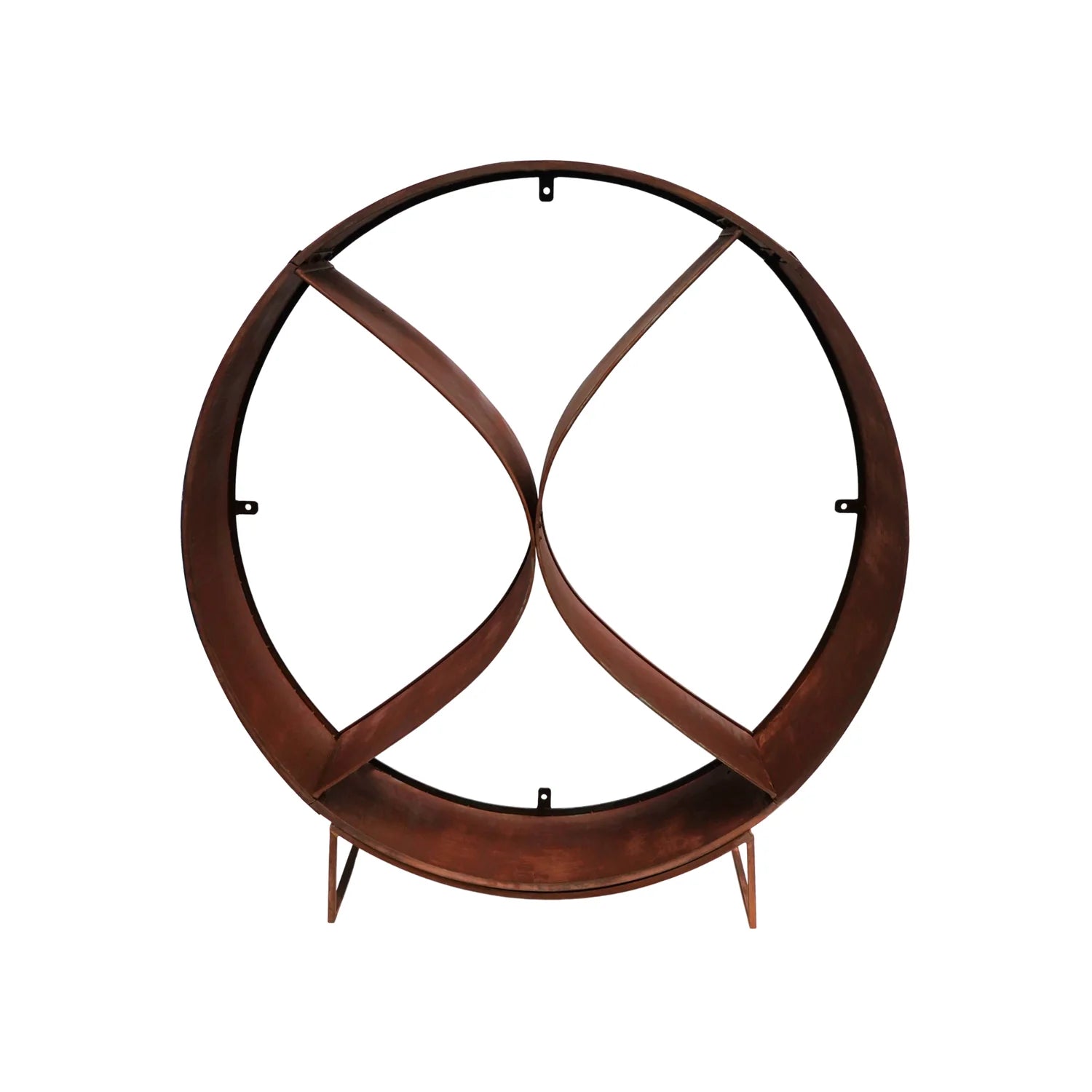 Shop the Circle Sculptural Log Storage and add a touch of modern art and function to your garden. Made with premium quality and ethically sourced metal. Shop online today at www.nobleandnook.co.uk