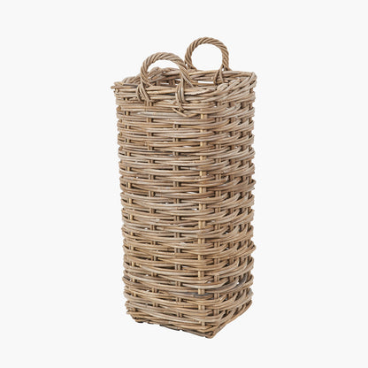 Set of 2 Square Grey Kubu Umbrella Baskets