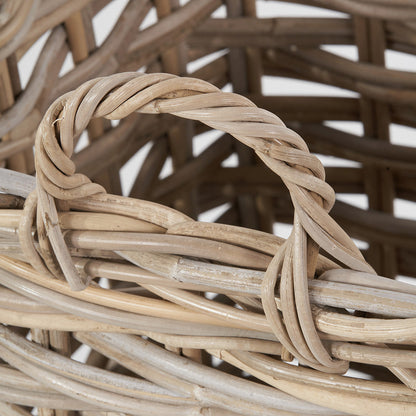 Set of 2 Square Grey Kubu Umbrella Baskets