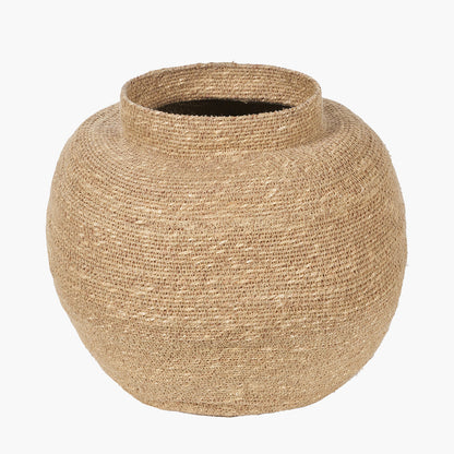 Seagrass Natural Urn Shaped Basket - W36xD36xH33cm