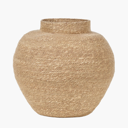 Seagrass Natural Urn Shaped Basket - W36xD36xH33cm