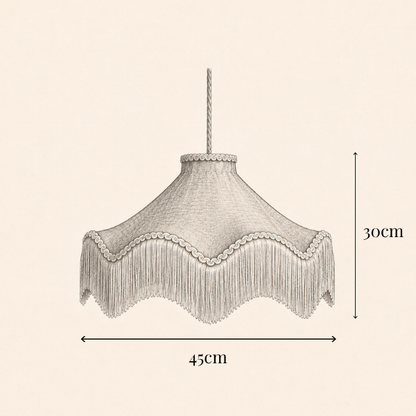 The Daisy Moiré Lampshade | Midnight