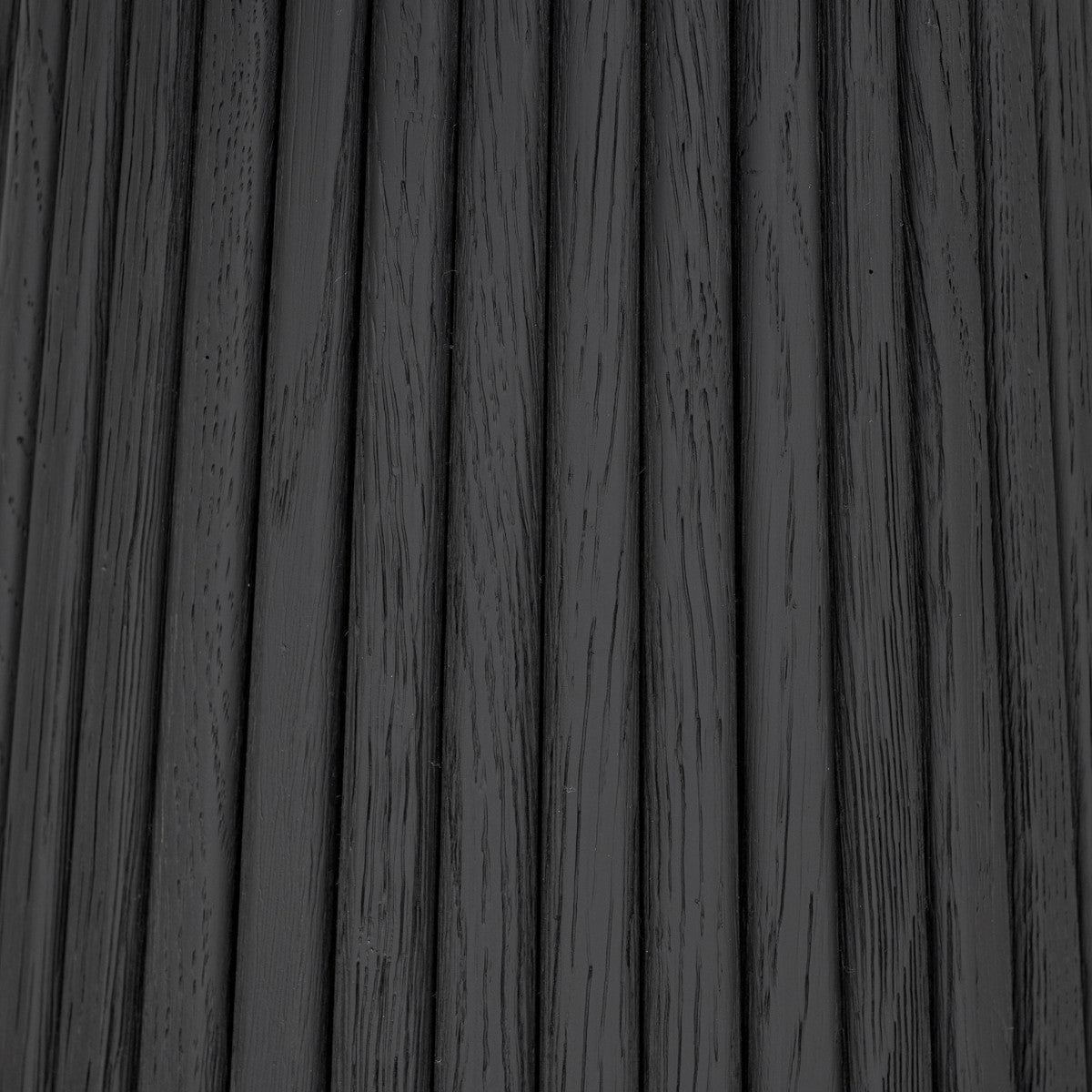 Leckford Ribbed Occasional Table Black Oak