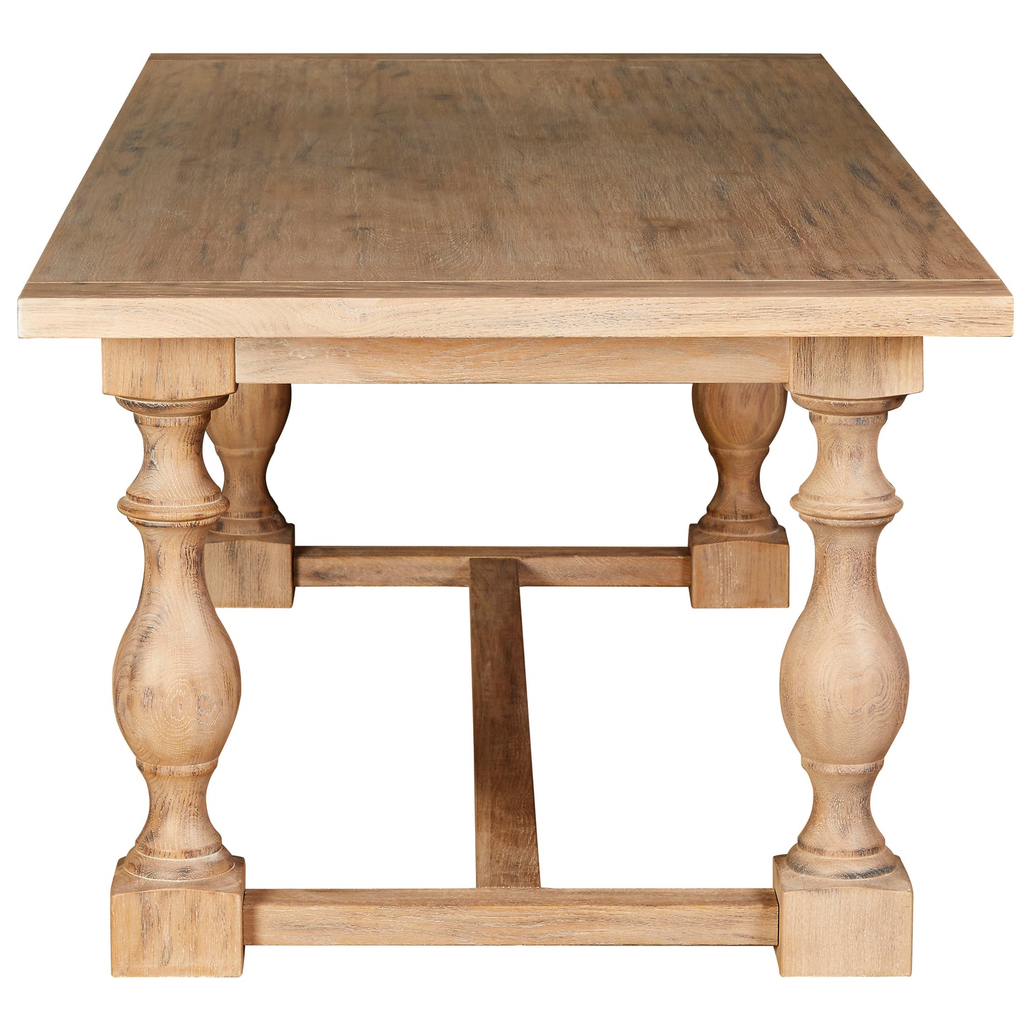 Rouen Whitewash Oak Dining Table