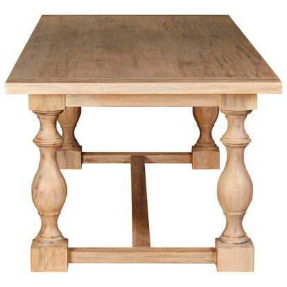 Rouen Whitewash Oak Dining Table