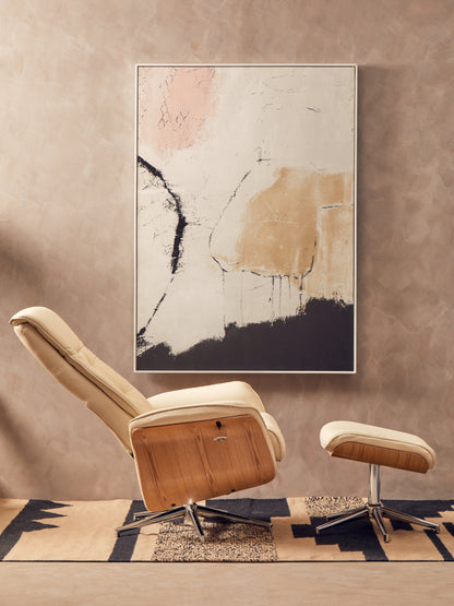 The Belmont Recliner Chair and Footstool combines modern aesthetics with superior comfort, this set is ideal for a home office, reading nook, or relaxing space. Shop online today at www.nobleandnook.co.uk