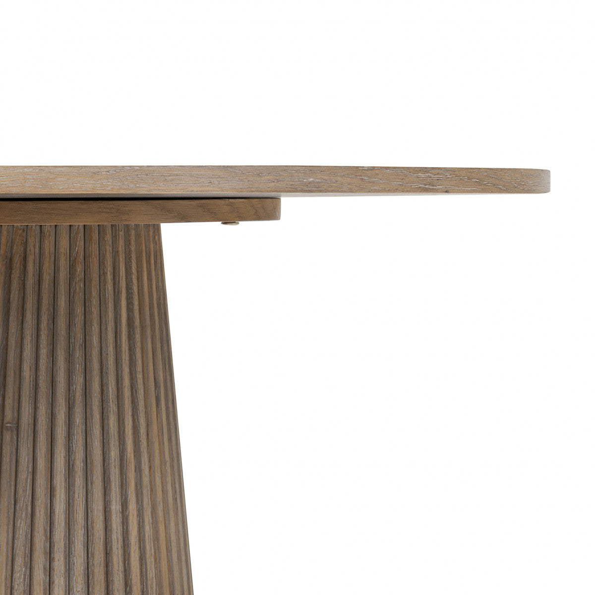Leckford Ribbed Occasional Table Aged Oak
