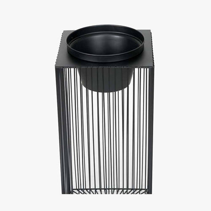 Black Metal Strut Planter | Large