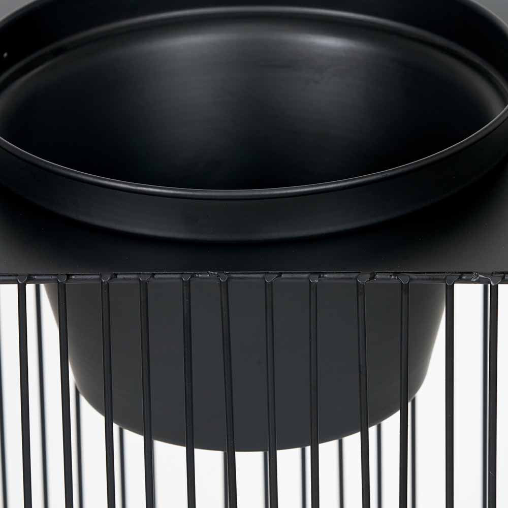 Black Metal Strut Planter | Large