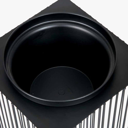 Black Metal Strut Planter | Large