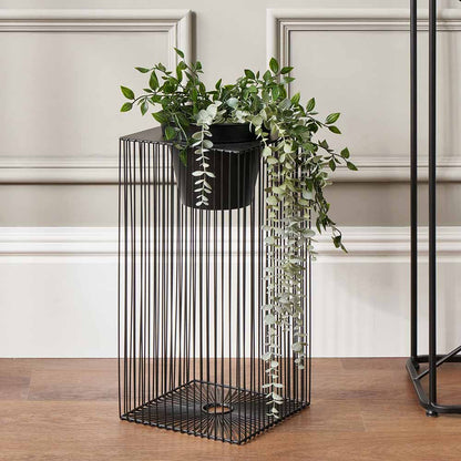 Black Metal Strut Planter | Small