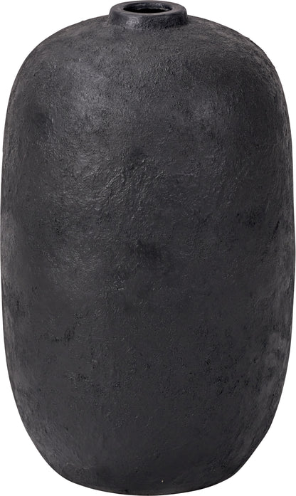 Black Fibrestone Decorative Vase Tall