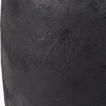 Black Fibrestone Decorative Vase Tall
