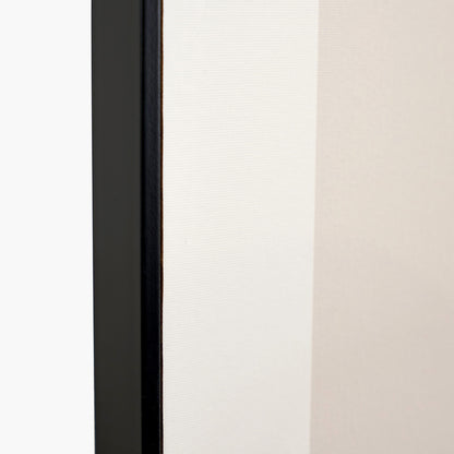 Art Deco Print with Linear Gold Detail and Black Frame