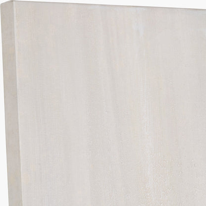 White and Gold Abstract Frameless Canvas