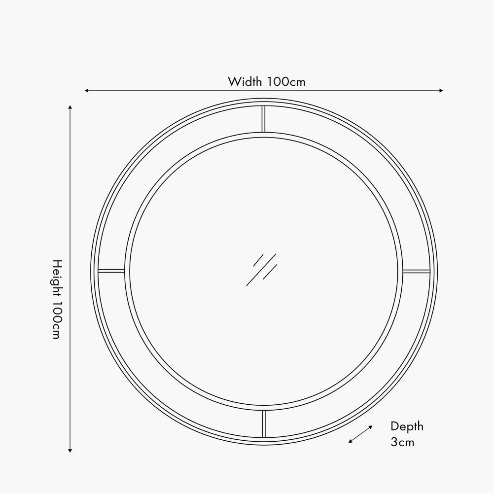 Shop the Antique Bronze Metal Large Round Wall Mirror. Its generous scale and beautifully detailed inner frame bring elegance and sophistication to your home. Shop online today at www.nobleandnook.co.uk