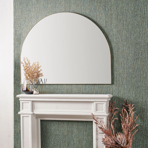 Brushed Gold Slim Metal Frame. Elegant design for modern and classic interiors Wall Mounted – Ideal for living rooms, hallways, or bedrooms. Dimensions W120xD3xH90 cm. Shop online today at www.nobleandnook.co.uk