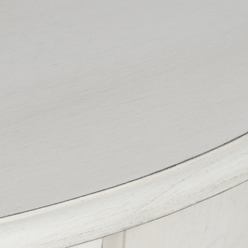 Heritage Elizabeth White Pine Wood Console Table