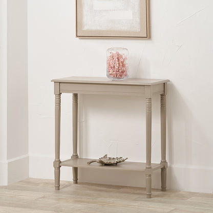 Heritage Putty Pine Wood Console Table