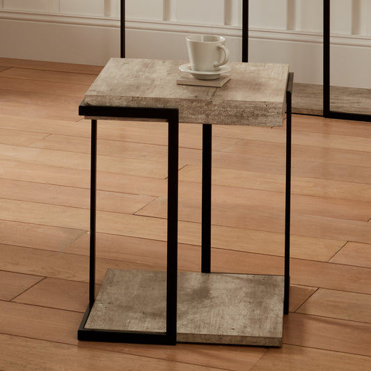 Bring sharp, contemporary styling into your space with the Jersey Side Table, perfect for use as a side table, end table, or even a compact display stand. Available today at www.nobleandnook.co.uk